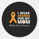Search for orange awareness ribbon stickers Mom