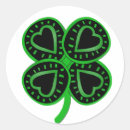 Search for black clover stickers St patrick's day
