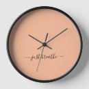 Recherche de orange et noir horloges Pour elle