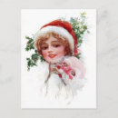 Search for victorian woman christmas cards Lady