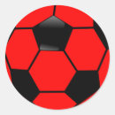 Search for red soccer ball stickers Sport