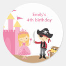 Recherche de pirate fille autocollants Anniversaire