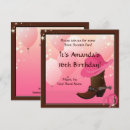 Recherche de western 16ans anniversaire invitations Bottes