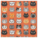 Search for cat face fabric Cats