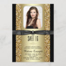 Search for black and gold sweet 16 invitations Sweet sixteen party