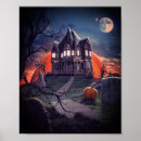 Search for haunted house halloween posters Graveyard