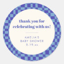 Search for blue plaid pattern stickers Baby boy