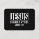 Search for how business cards Christian