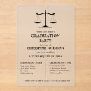 Recherche de law school graduation invitations Moderne