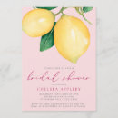 Search for pink lemonade bridal shower invitations Modern