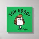 Search for peanuts canvas prints Peppermint patty