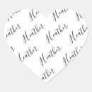 Search for black and white heart pattern stickers For her