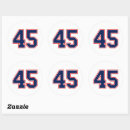 Search for sports jersey stickers Number