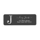 Search for letter j return address labels Modern
