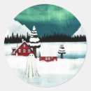 Search for northern lights stickers Scandinavia