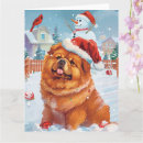 Search for chow chow christmas cards Snow