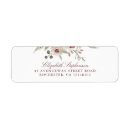 Search for marsala return address labels Watercolor