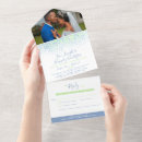 Search for blue shower wedding invitations Watercolor