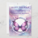 Search for purple butterfly invitations Glitter