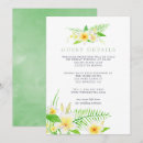 Search for frangipani wedding invitations Greenery