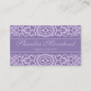 Recherche de pourpre lilas cartes visite Assez