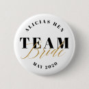 Recherche de jeunes mariées badges Bridesmaid