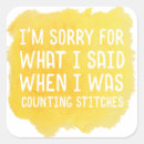 Search for funny crochet stickers Crocheter