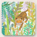 Recherche de tigre dessous de verres Animaux de la jungle