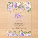 Search for clear birthday invitations Elegant