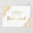 Search for will you be my bridesmaid postcards Classic