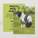 Recherche de chevaux noirs invitations Pour enfants