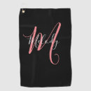 Search for pink golf towels Golfer