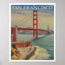 Recherche de san francisco vintage travel posters Pont de porte d'or