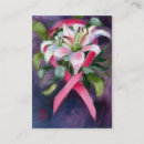 Recherche de ruban pourpre cartes visite Rose