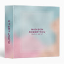 Search for pastel color binders Pink