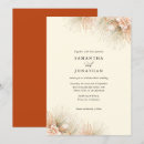 Search for dried palm invitations Blush pink