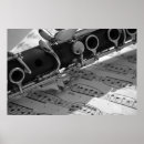 Search for clarinet posters Black and white