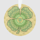 Search for four leaf clover ornaments Saint