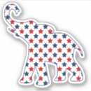 Search for patriotic animal stickers Red white and blue