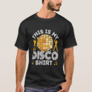 Search for disco mens tshirts 80s costume