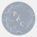 Search for dusty blue envelope seals Floral