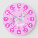 Recherche de licorne rose horloges Nom