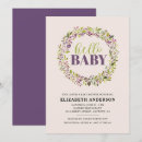 Recherche de wreath baby shower invitations Neutre pour le genre