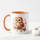 Search for fall owl mugs Cute