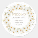 Search for floral save the date stickers Typography