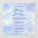 Search for ice blue winter wedding invitations Frosty