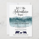 Search for beginnings invitations Watercolor