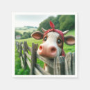 Search for funny cow napkins Country