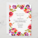 Search for tropical engagement party invitations Floral
