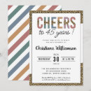 Search for 45th surprise birthday invitations Milestone